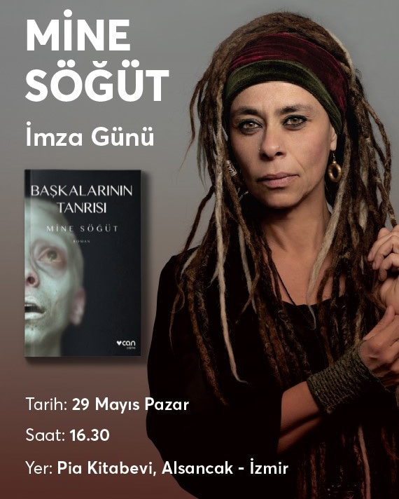 Gururla paylaşıyoruz:

Mine Söğüt
29 Mayıs Pazar günü
Saat : 16.30'da kitabevimizde olacak. 

Her retweet bizi mutlu edecektir.