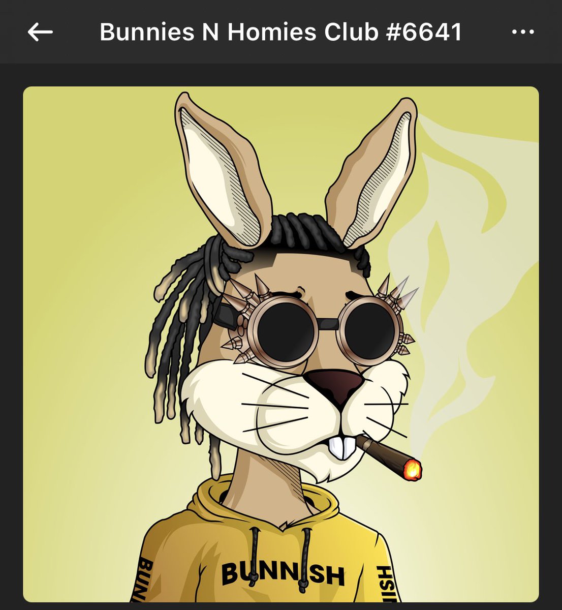 Just bought my first $SOL NFT! 

<a href="/BunniesNHomies/">B&H Club 🥕 $DOUGH</a>