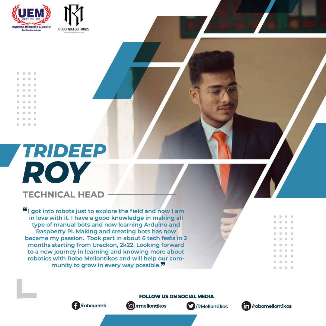 RMellontikos's tweet photo. We present to y'all none other than our tech giants of this Robotics Society who are the integral pillars of this tech-fam

#technicalhead #tech  #roboticssociety #robotics   #technology #arduino #arduinoprojects #manbots  #electronicsprojects #robomellontikos #uemk https://t.co/VMjYGmpP94