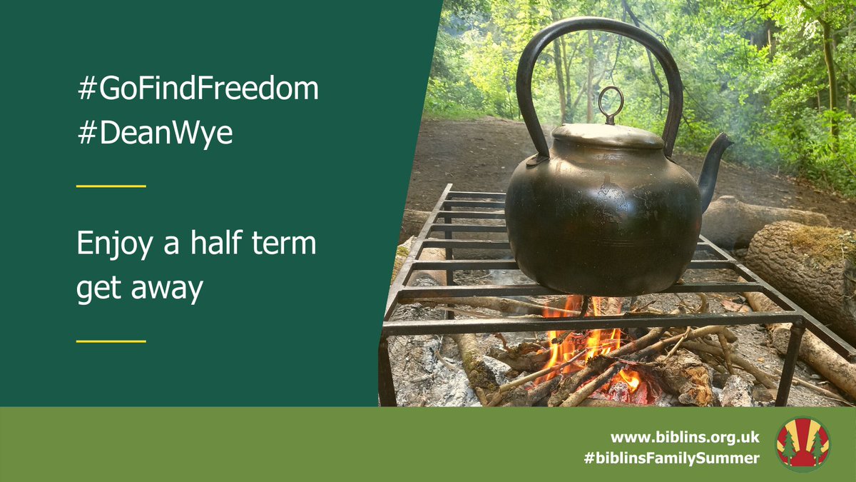 biblins1's tweet photo. There's still time to book a half term get away.
We're open for family and friends bookings from May27th – June 5th.
Book now https://t.co/LnfGA8KlEc
#bibinsFamilySummer #deanwye #goFindFreedom https://t.co/MZSADqZcI4