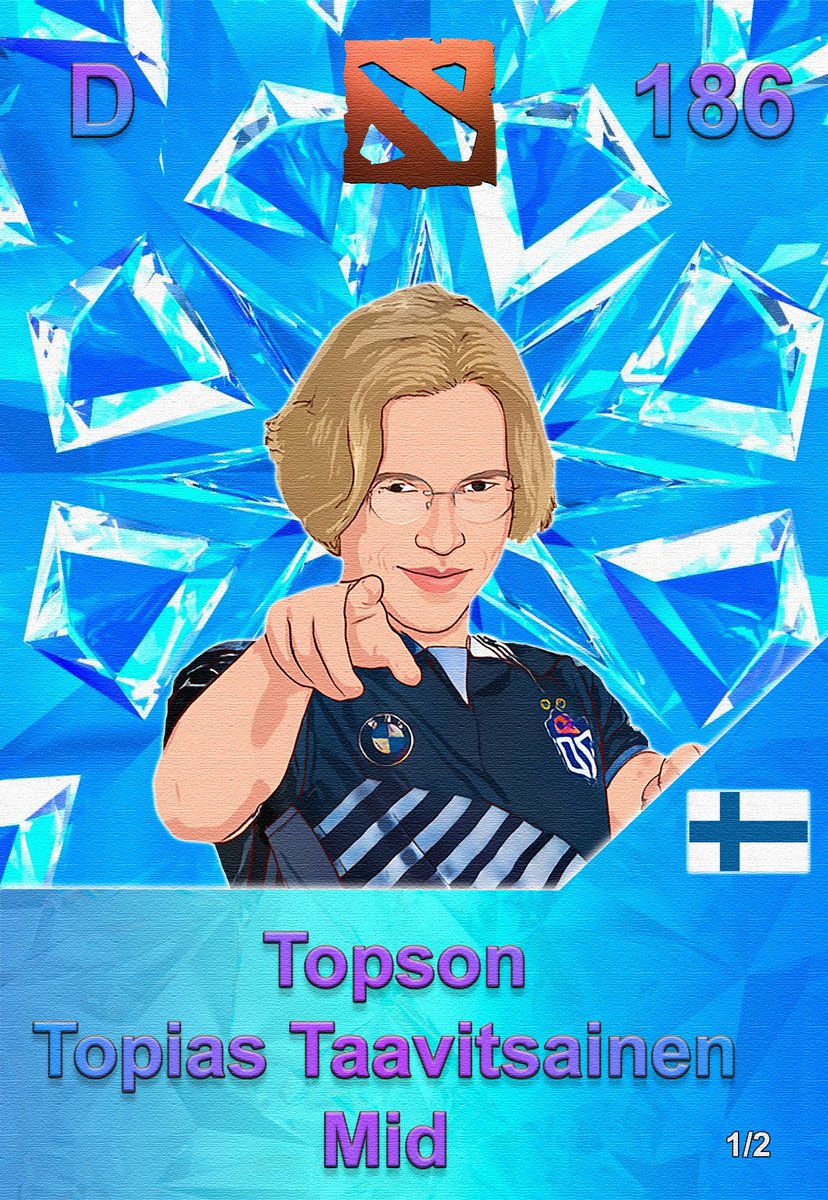Topias looks great in any situation🤩  How do you like silver, gold and diamond cards with Topson in our NFT collection? 🧐
announcement coming soon, don't miss it🔜
#NFT #Dota2 #NFTCommunity