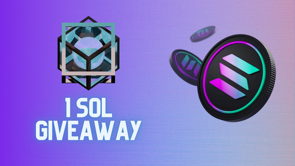 FutureCubesNFT's tweet photo. 🎁 BIG SOL #GIVEAWAY! from Future Cubes🎁

Prize:
🏆 1 $SOL 

Must:
1️⃣ Follow @FutureCubesNFT 
2️⃣ Like &amp; RT
3️⃣ Tag 3 Friends
Bonus:
Join Discord https://t.co/Qf1T64CLB4

⏰24 HR - 1 Winner!

#NFTGiveaway #NFTCommunity  #OpenSea #NFTs #NFT https://t.co/slR3LM2Q1r