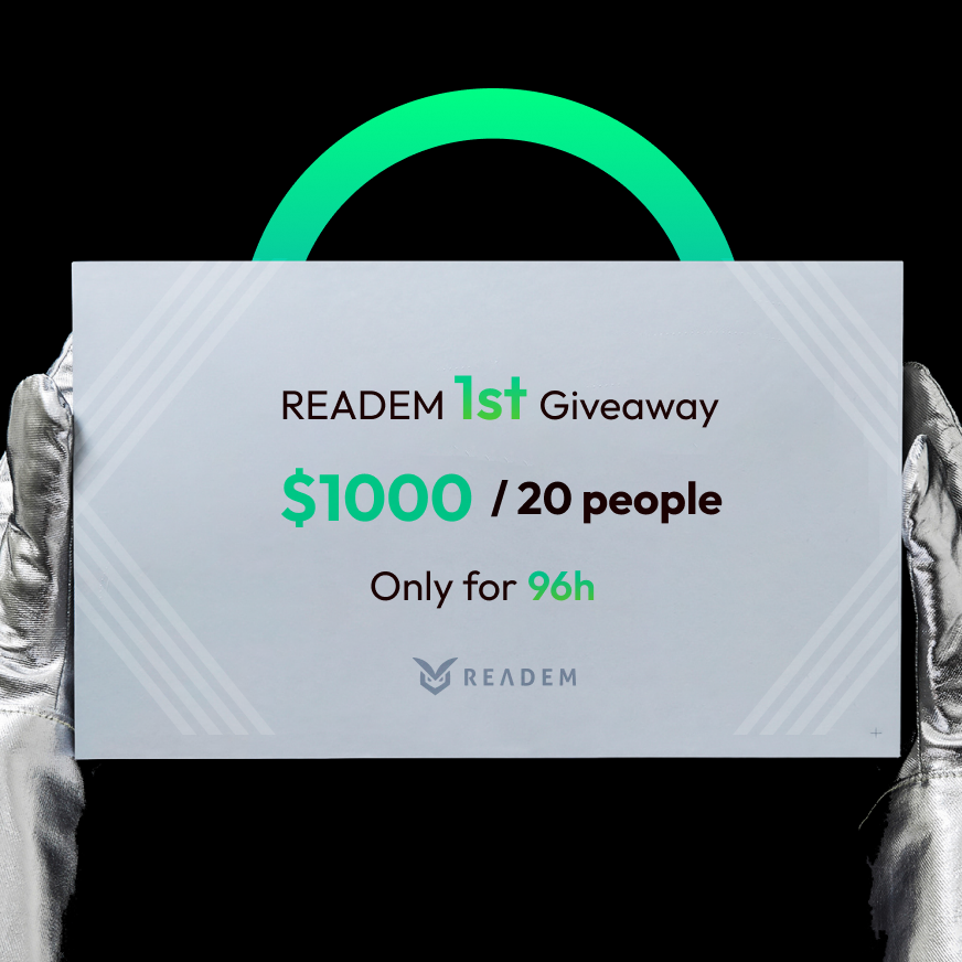 📣Hi Reademers, we are excited to host our first #Giveaway event 🙌

$1000 will be split to 20 lucky ones😎

To enter:
✔️Follow us <a href="/READEMxyz/">𝑅𝑒𝑎𝑑𝑒𝑚 ®️</a> 
✔️Join our Discord: discord.gg/readem
✔️Like+RT Tag 3 friends
👀VOTE in next tweet👇👇

Ends in 96h⏳
#Read2Earn #gamefi #NFTs