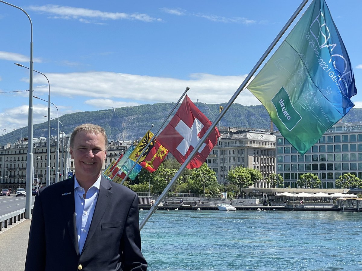 It has been great to fly the #EBACE2022 flag this week in beautiful Geneva, Switzerland. Thanks to everyone who made the show such a huge success!
