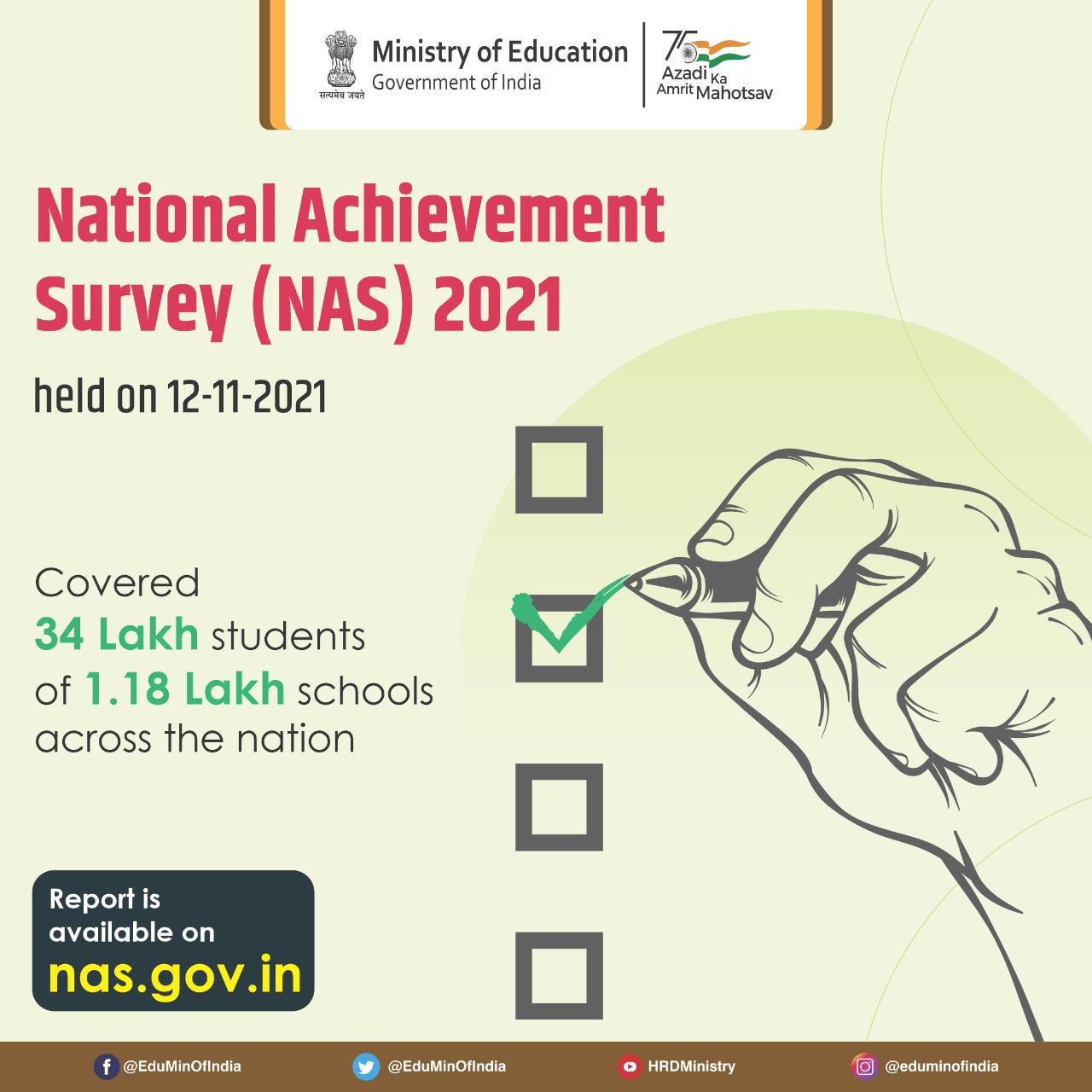 Ministry of Education on Twitter "NAS2021 The EduMinOfIndia has