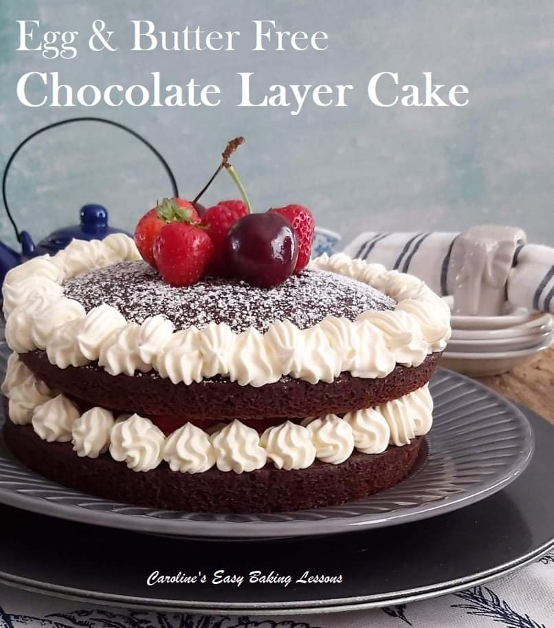Online_Baking's tweet photo. Egg &amp; Butter Free Chocolate Layer Cake
A super simple &amp; quick recipe &amp; one you can whip up with whatever you have in the cupboard or fridge.  Very versatile, it can be used in different ways &amp; made Vegan, dairy-free, egg-free &amp; lactose free

#jubilee 
https://t.co/L4CIlYQigq https://t.co/Nwwn7V3Wga
