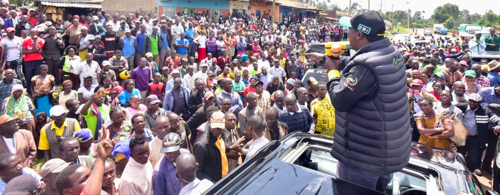 Shared our plan to create and expand economic opportunities with traders and the people of Tongaren, Sirisia and Mechimeru in Bungoma, Malava in Kakamega, Matayos in Busia and Vihiga in Vihiga.