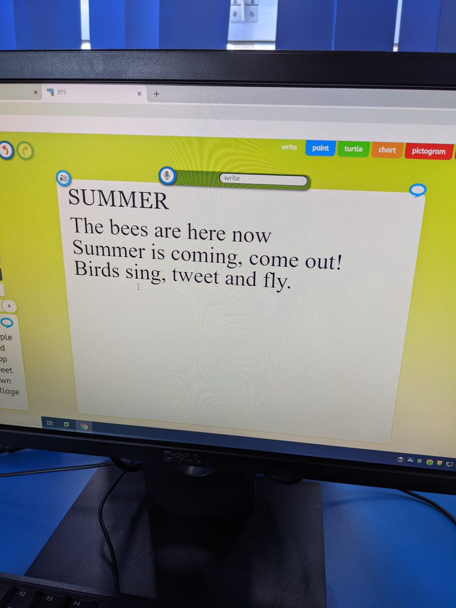 BranielPS's tweet photo. Y4K loved creating Haiku poems using the excellent @Just2easy_com platform. Now it's time to write a poem for Queen Elizabeth II 👑 #PrimaryICT #DigitalLiteracy https://t.co/vvO5T0LBt4