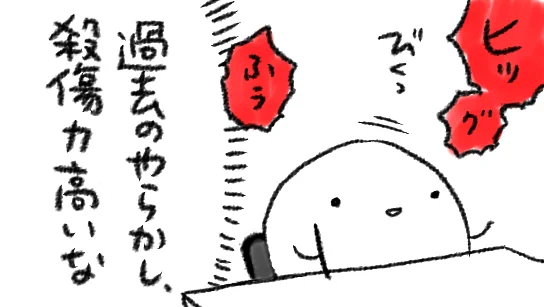 不意に思い出してびっくりする 