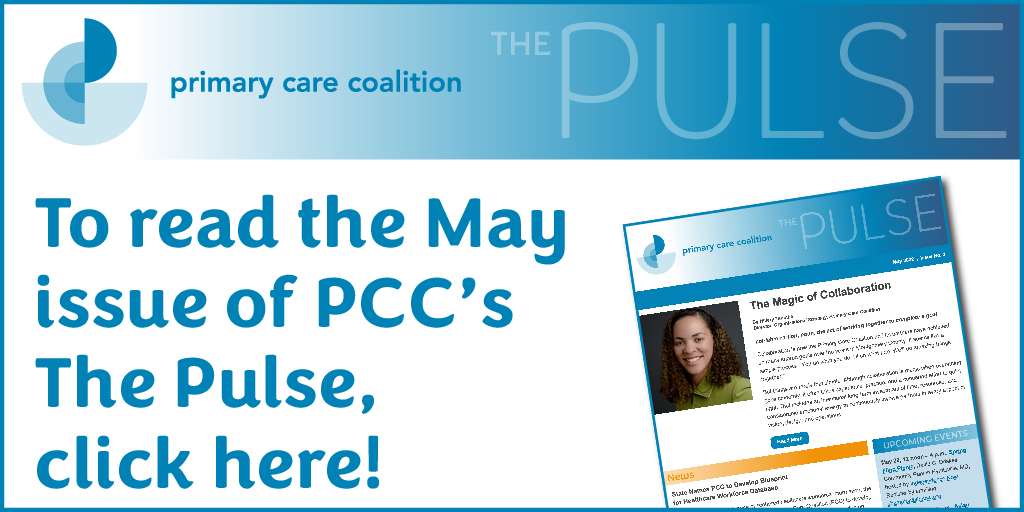 PCCMoCo's tweet photo. In this Issue: The Magic of Collaboration in Healthcare and Details on the New Maryland Clearinghouse for Physicians and Healthcare Workers
#ThePulse #PCC #PrimaryCareCoalition #goodworksdonewell #healthcare
https://t.co/yeedEOaNfi https://t.co/p1YV3IXMwG