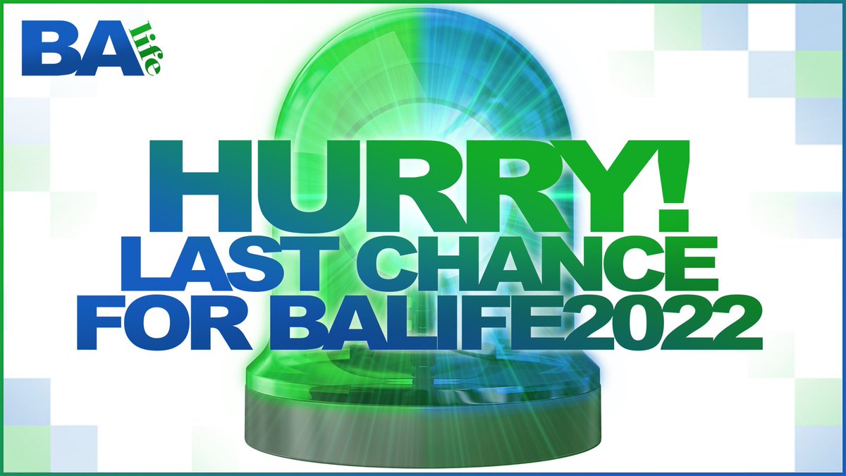 Can you hear that? ...it's the clock ticking down the final minutes before BALIFE2022 begins. This is your last chance for a ticket! Get yours now: your.balife.co.uk/dRQ2u
#balife #businessanalysis #businessanalysistraining #balife2022 #ba