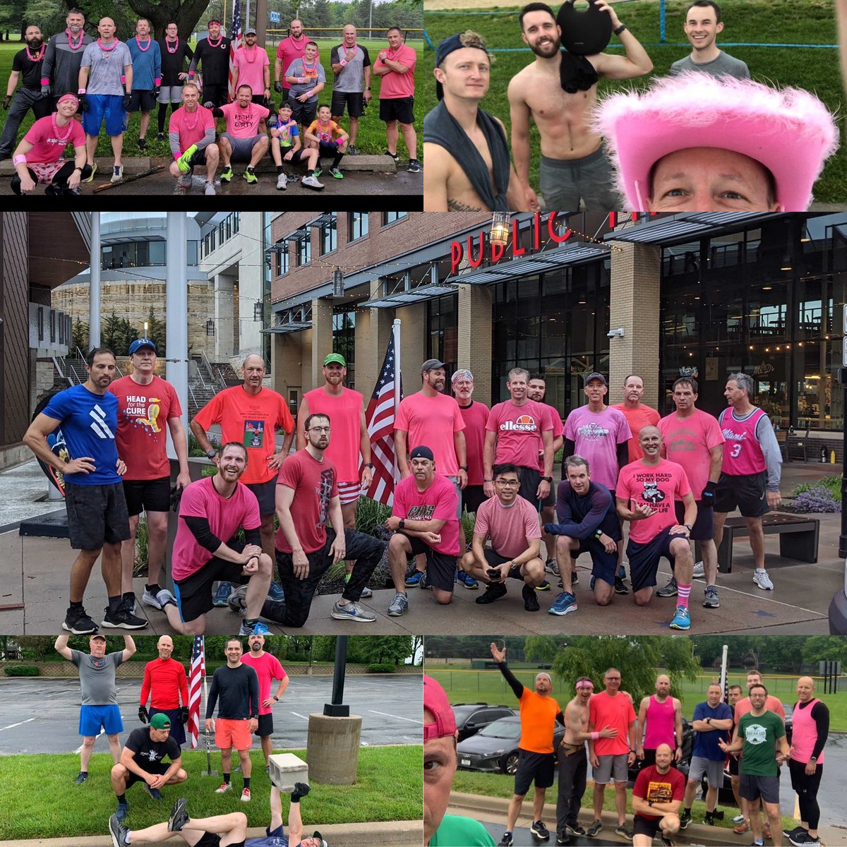 Lots of love and support this morning with 58 men at 5 locations in KC showing up for our brother’s S’Mores and SideFX. Go forth and do hard things today, but remember someone is out there going through something much harder. 
Go Kathryn!  The men of F3 are with you! 
😊💪👊
