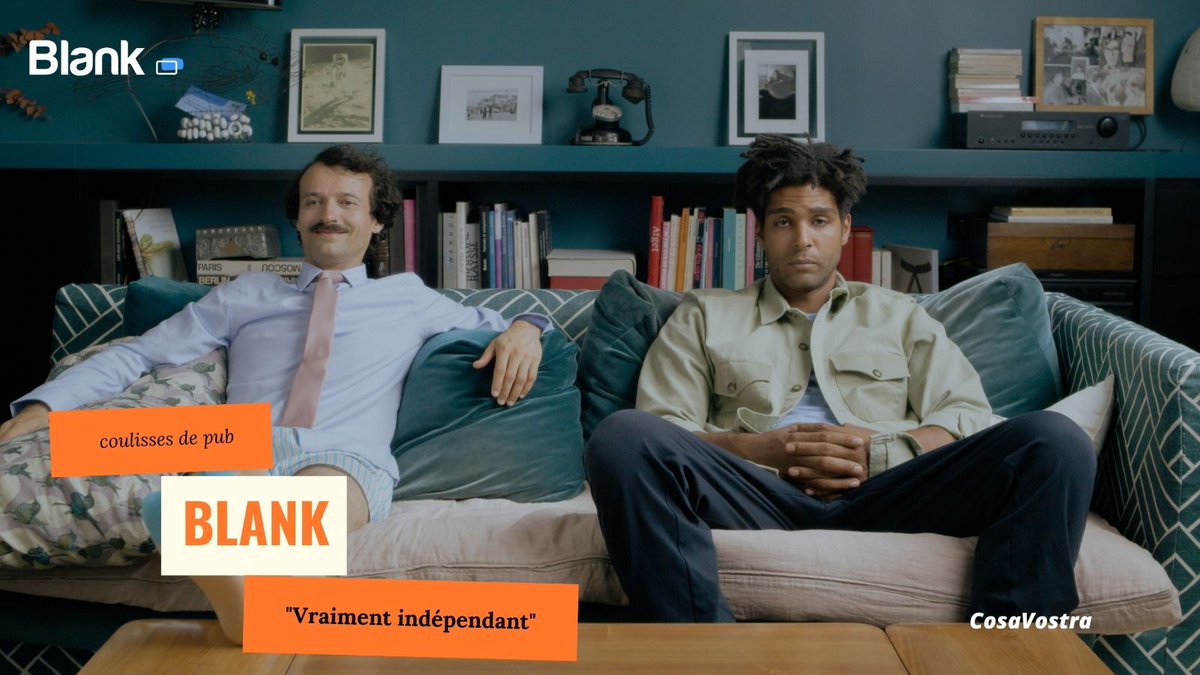 📺Coulisses de pub 
Découvrez les coulisses de la 1ère campagne TV de Blank "vraiment indépendant", signée CosaVostra

🗨️Alexandre Barret, CMO de Blank &amp; Matthieu Stefani, Pdt de CosaVostra, Podcast Host GDIY et La Martingale

👉snptv.org/coulisses/les-…