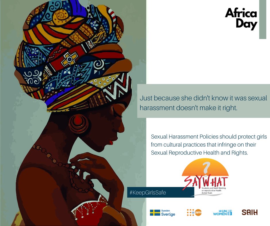 SAYWHATOrg's tweet photo. Just because she didn't know it was sexual harassment doesn't make it right. 
#SexualHarassmentPolicyNow
#EndSexualHarassment
#SpeakOut
@ParliamentZim @mhtestd @GenderZimbabwe @PSHZim @SwedeninZW @UNFPA_Zimbabwe @saih @UNICEFZIMBABWE @ShamwariyeMwana @vanyaradzayi https://t.co/rVIvxNrBaA