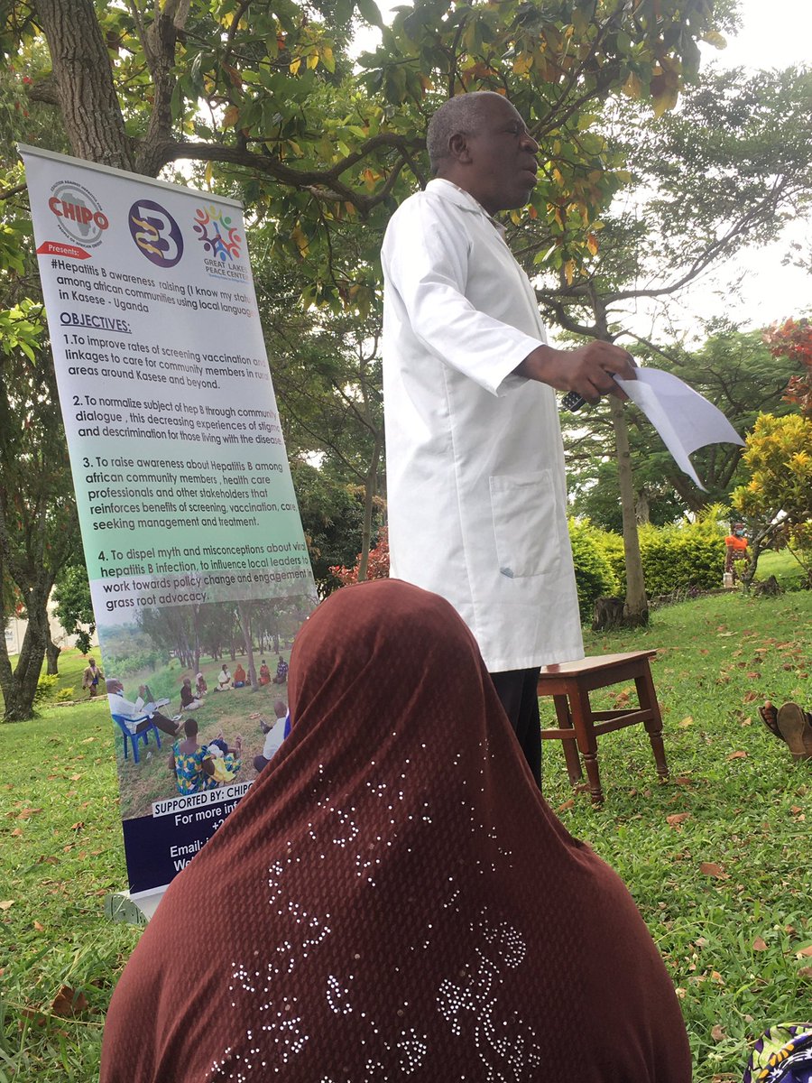 ArafatBwambalem's tweet photo. We at @GlpcUg continue with #TalkTalks about
#Hepatitis B awareness raising (I know my status )among African communities using local languages in kasese-uganda called upon #VHT’s ,parasocial workers #PersonslivingWithHBV with support from @HepBFoundation @CHIPO_HBV
Mwasingya https://t.co/KPRDysjD08