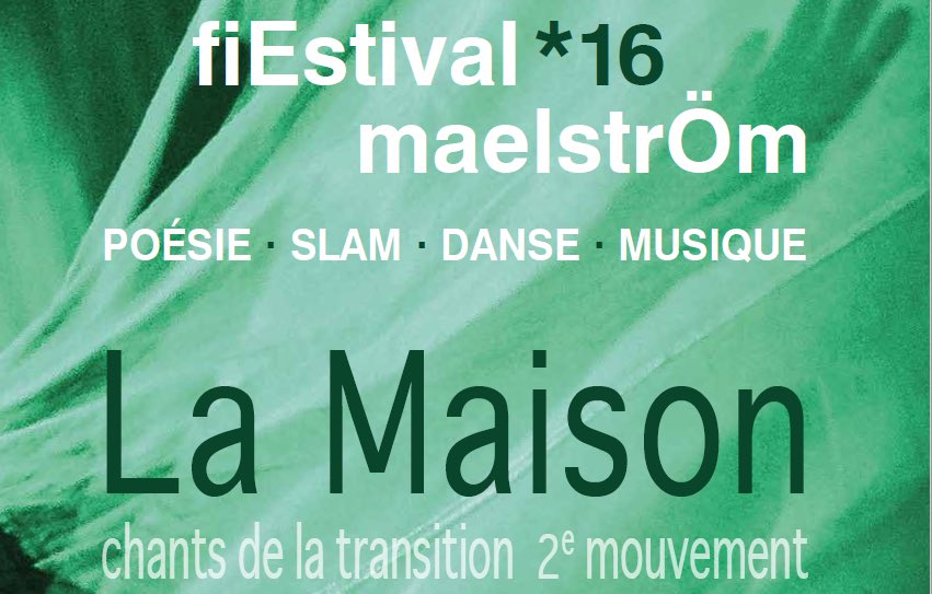CBarsics's tweet photo. 🏡 Le #fiEstival #Maelström *16 La Maison c'est du 26 au 29 mai à Bxl avec une foule d'événements, d'actions poétiques, et de rencontres ! 🏡 Rdv le 26/5 à 20h Place Jourdan pour une Fanfare poético-musicale autour de "Lieux, Liens, Langues" orchestrée par Dom Massaut ! https://t.co/TTsuxA2mvX