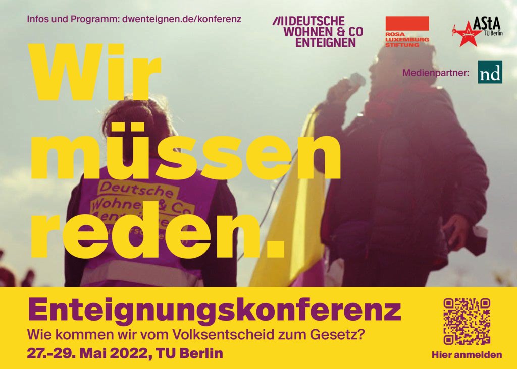 ⌛ Am Wochenende findet in Berlin die #DWEKonferenz statt, in der es um #Enteignung &amp; #Vergesellschaftung von Immobilienkonzernen geht. Drei Panels und Workshops werden im Livestream bei <a href="/ALEX_berlin_de/">ALEX Berlin</a>, YouTube und Facebook übertragen... #Mietenwahnsinn #DWenteignen 👇👇

🧵