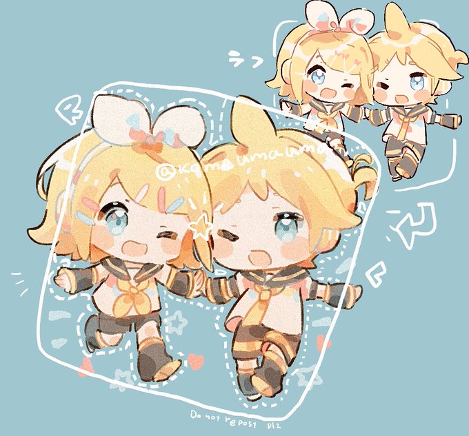 ちっちゃい鏡音
あまりにもラフを見ながら描き直してたらラフにも愛着が湧いてしまいましたこっちはこっちでちょっよかわいい 