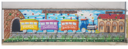 YA DISPONEMOS DE ROCÓDROMO DE TRAVESÍA pintado por Chisco