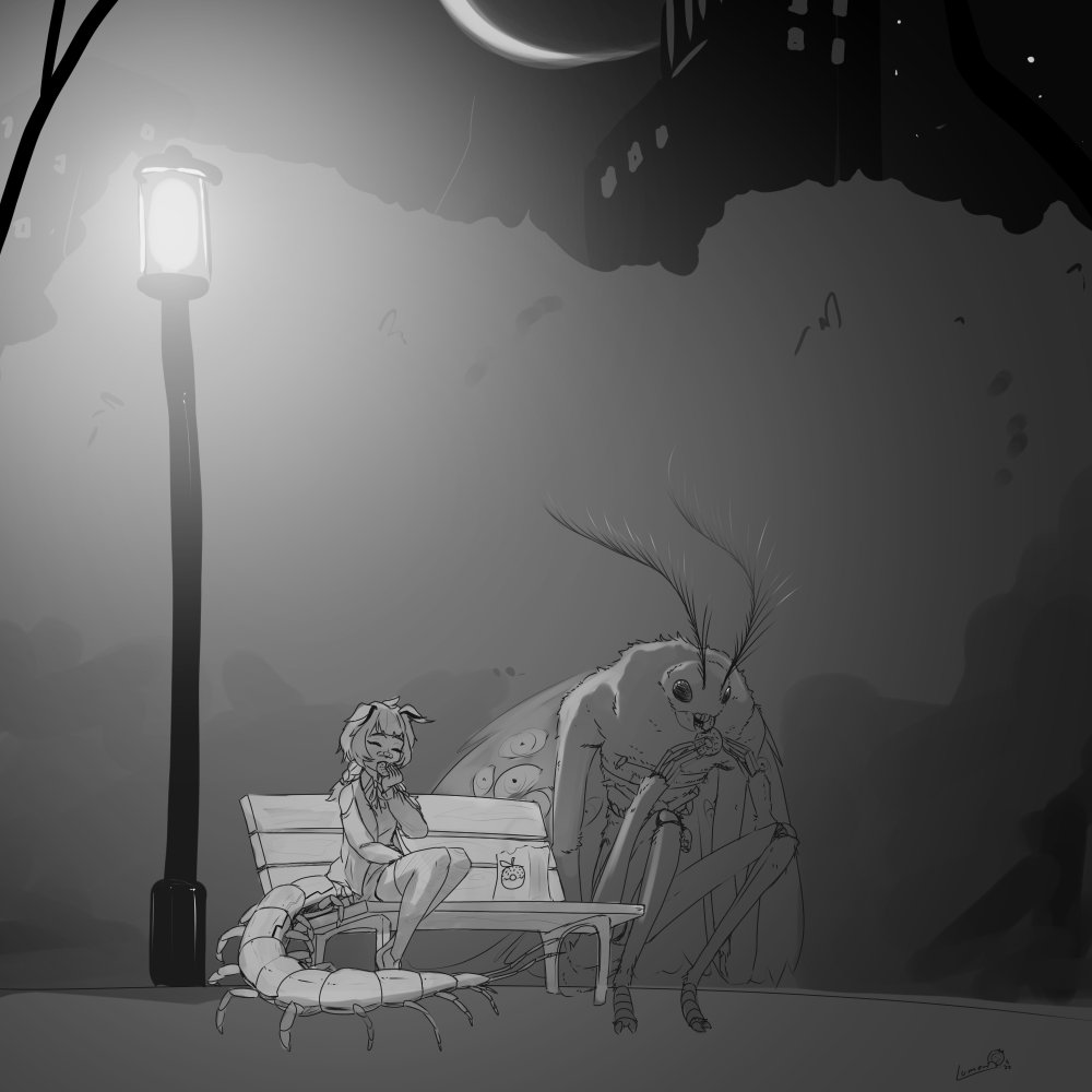 Mothman_Lumen's tweet photo. Friend
#centicult
#OssepterART https://t.co/feOlHxSKhb