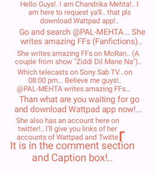 ChandrikaMehta4's tweet photo. @PAL-MEHTA's Wattpad account link 👇👇

https://t.co/YxbSMbHXY3 https://t.co/okaGQaF8wn