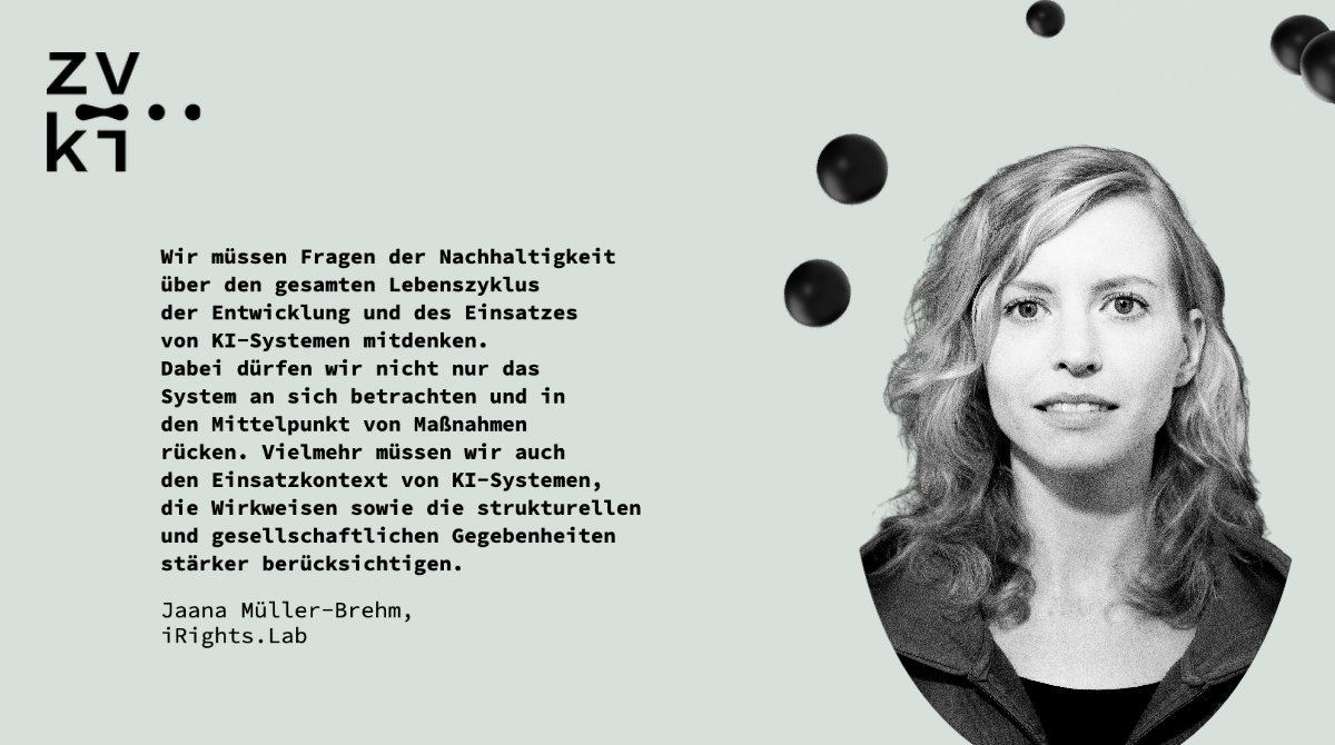 zvki_de's tweet photo. Die gesellschaftliche Einbettung ist entscheidend für die Auswirkungen von #KI-Systemen. Auf diese müsse verstärkt Acht gegeben werden, so @JaanaMue. #ZVKIOnTheRoad https://t.co/gHruEYHrNM