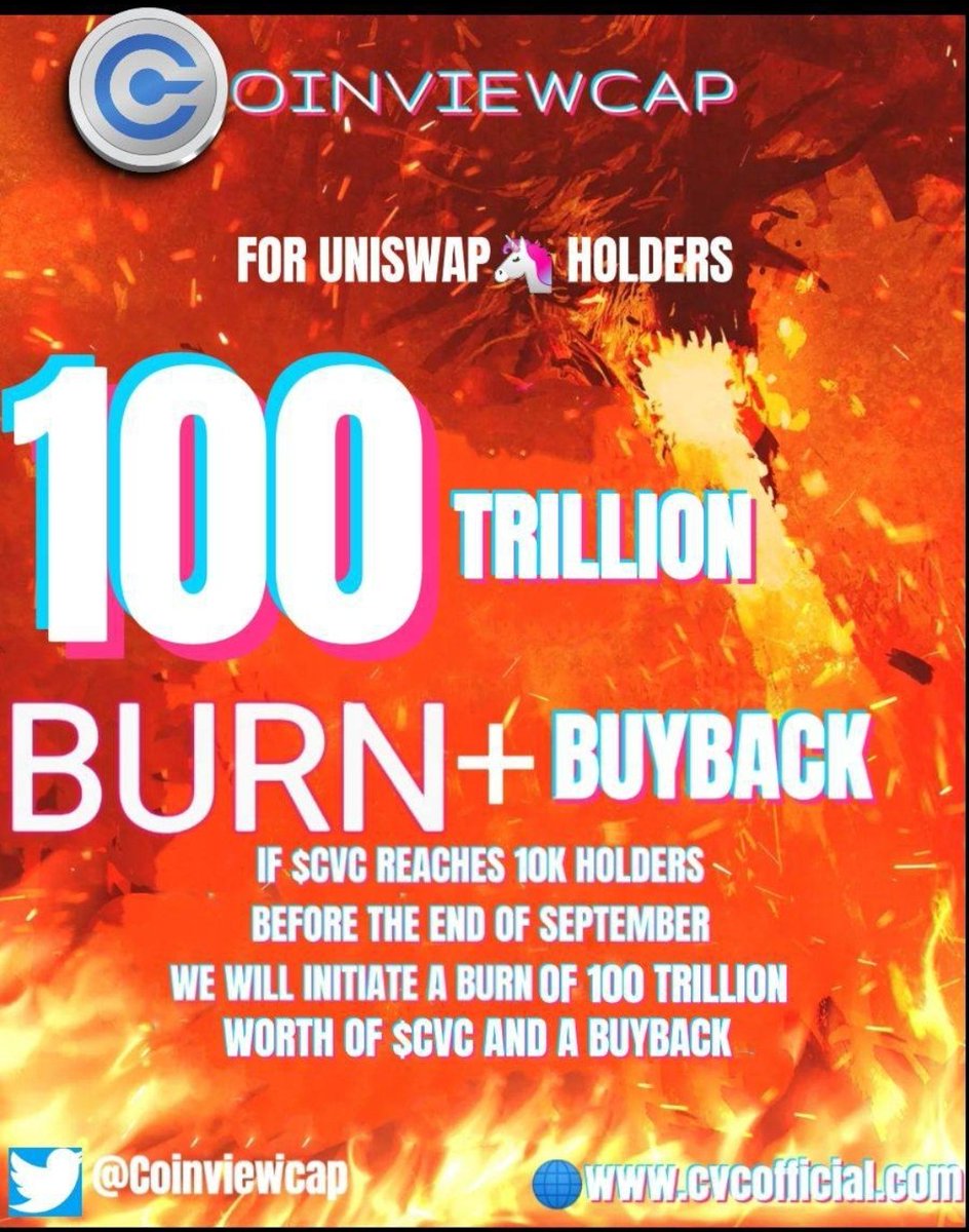 CryptoDonut666's tweet photo. 👀👀🔥🔥THE #CoinViewCap TRAIN IS MOVING. #CVC  WILL GIVE ACCURATE RANKINGS BY VOLUME AND MARKETCAP ON THE  NEW V2 WEBSITE. 👀👀🔥🔥
🔥BIG BURN AND A BUYBACK.
🔥BNB BRIDGE.
🔥STAKING.
🔥METAVERSE.
🔥2 MORE EXCHANGES 1/6 15/6.
🔥V2 WEBSITE 35% COMPLETE.
@CoinViewCap #UNISWAP https://t.co/AynwElTsmg