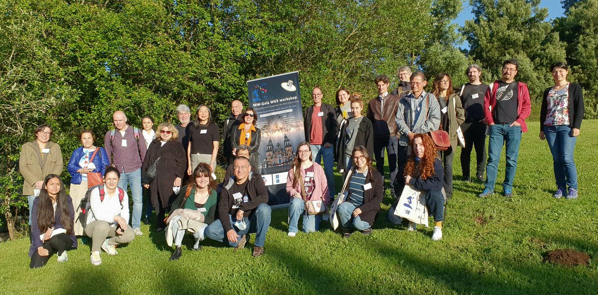 A great group gathering in Santiago de Compostela for the MW-Gaia WG5 workshop!
Check all about it at mao.tfai.vu.lt/breakingbarrie…