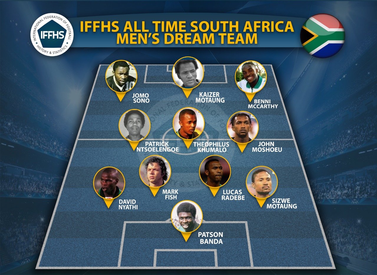 IFFHS on Twitter "IFFHS MEN’S ALLTIME SOUTH AFRICA DREAM TEAM182