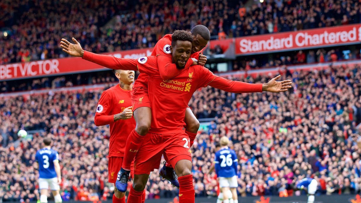 TheAnfieldWrap's tweet photo. 27.27% of Divock Origi's goals in the league came against Everton Football Club https://t.co/ZiUYRZmXN4