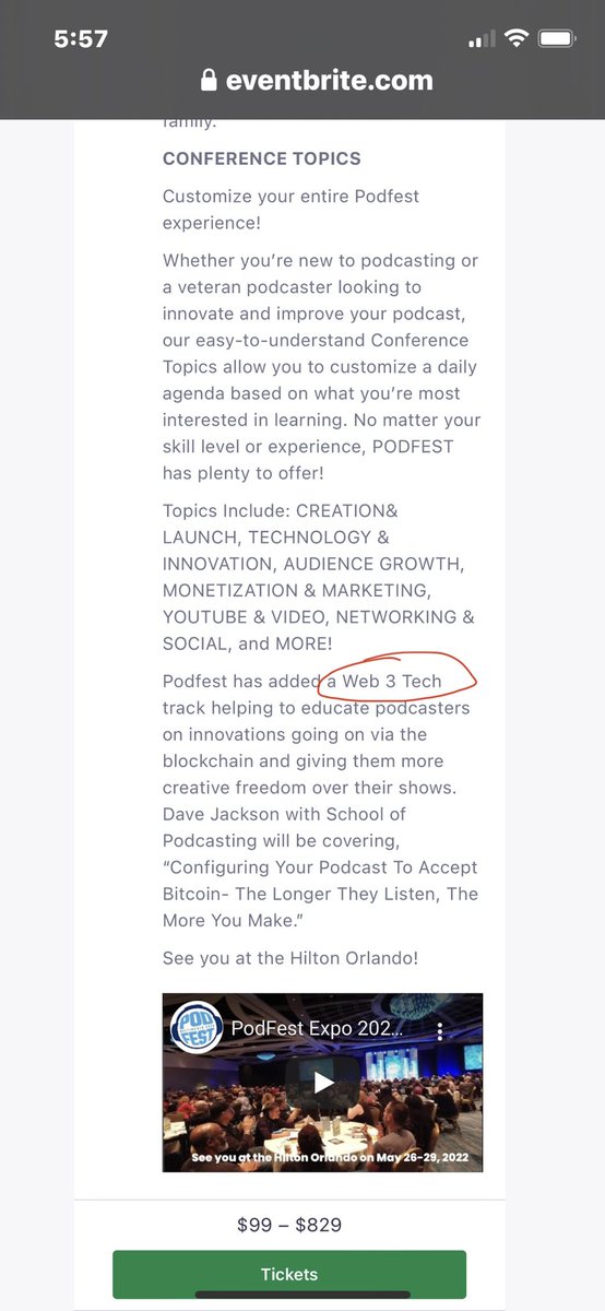 Looking at #PodCastSummit 2022 in Orlando that starts today. The event has a section on Web3 and Bitcoin/Blockchain. @humblceo they should have booked you for this one.