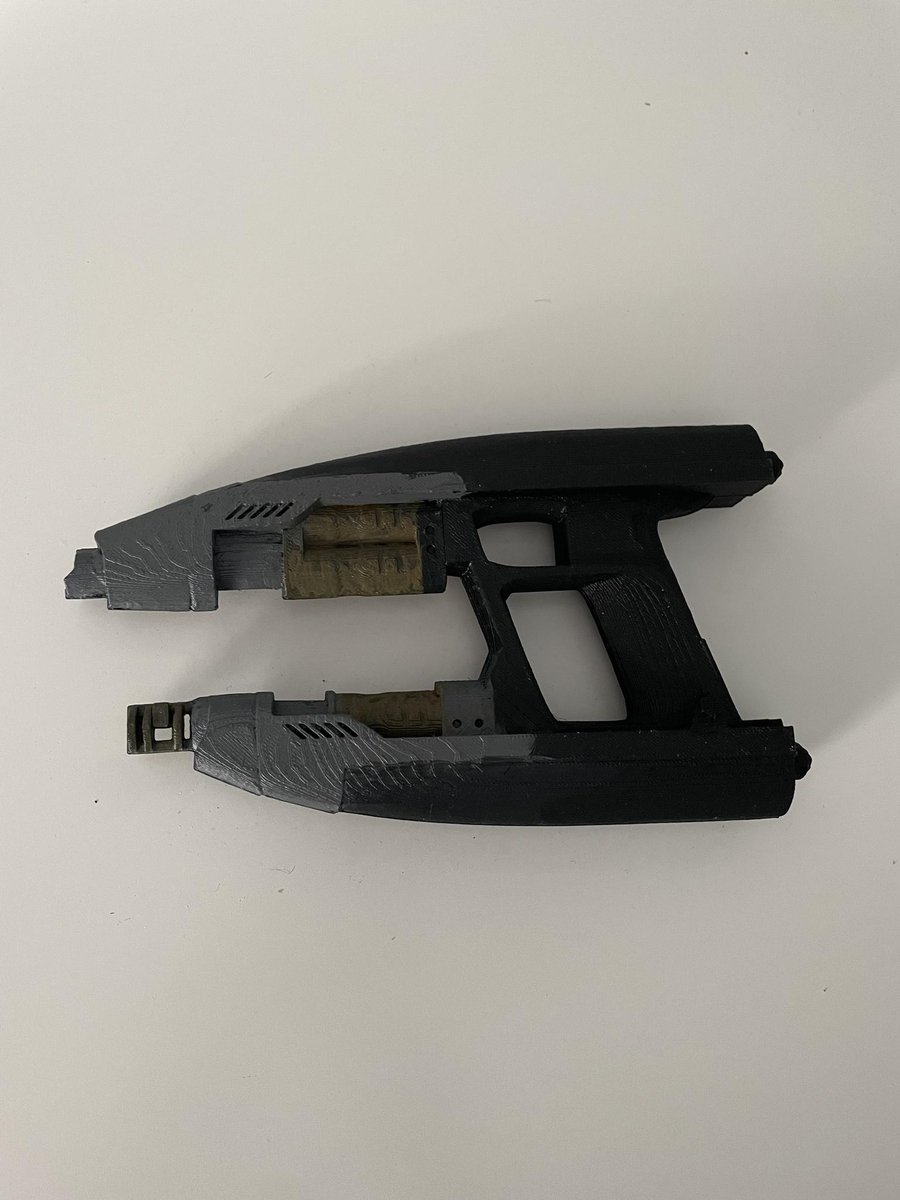 3DMeltdown's tweet photo. Shared by Jay-me #3dprint on our discord:
Join us: https://t.co/rj0z2L2EnV

Star lord thingy

#3dprinting is your hobby/drive you crazy? Join our Discord. https://t.co/NWq89AP2PX