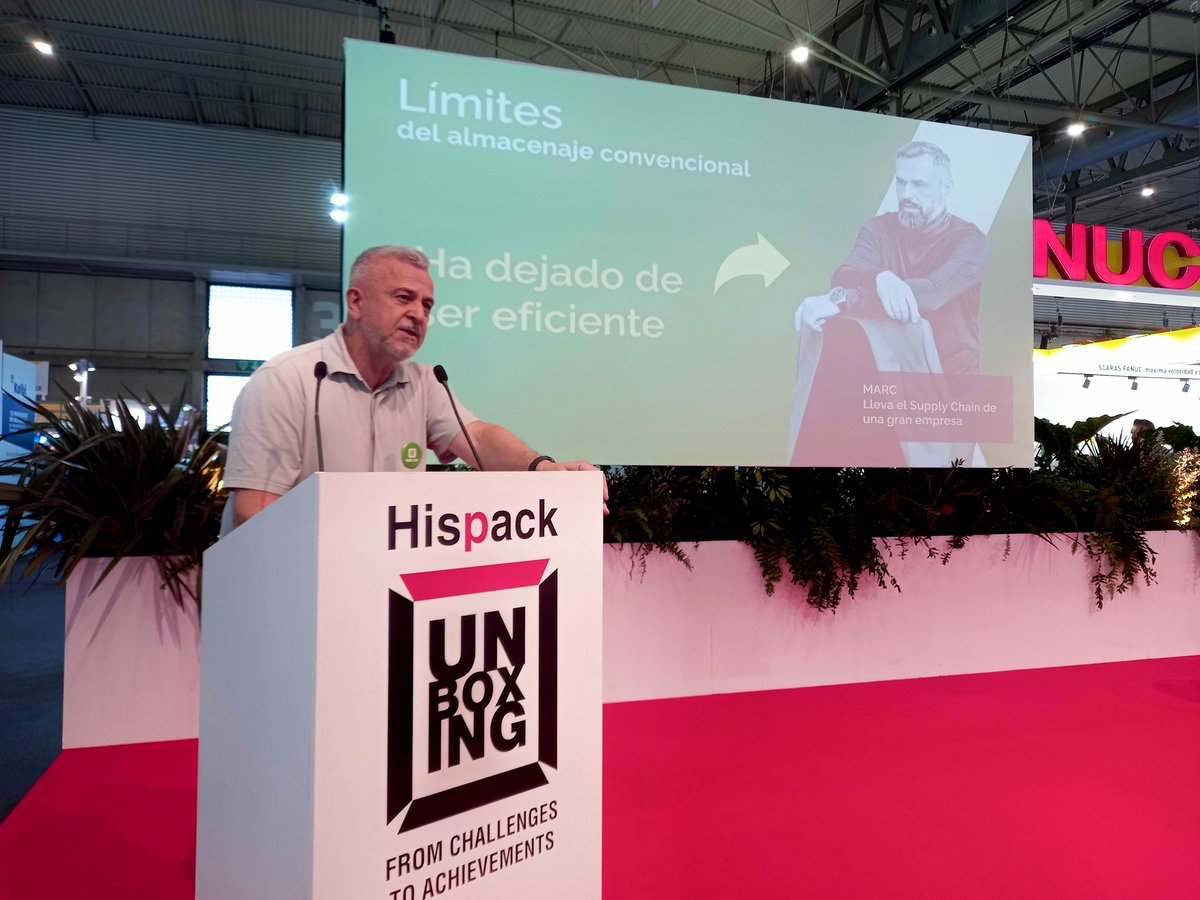 'Los problemas de los cargadores es que están presos del mercado actual y los constantes cambios del entorno. Lo que necesitan es flexibilidad' Afirma nuestro Chief Operations Officer, Damià Garcia en @Hispackbcn 2022 #soylogistica #cadenadesuministro #supplychain #logistics