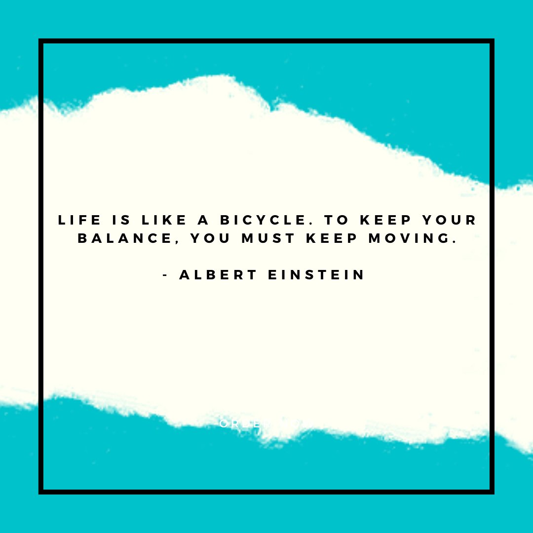 EquiVision's tweet photo. Quote of the day
#london #uk #equivision #ourmissionisyourvision #ukjobs #quoteoftheday #bicycle #balance #life #moving #alberteinstein #organisation #support https://t.co/9mRiPk8O87
