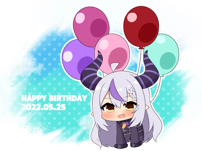 YMD!誕生日おめでとうございます! #laplus_artdesu 