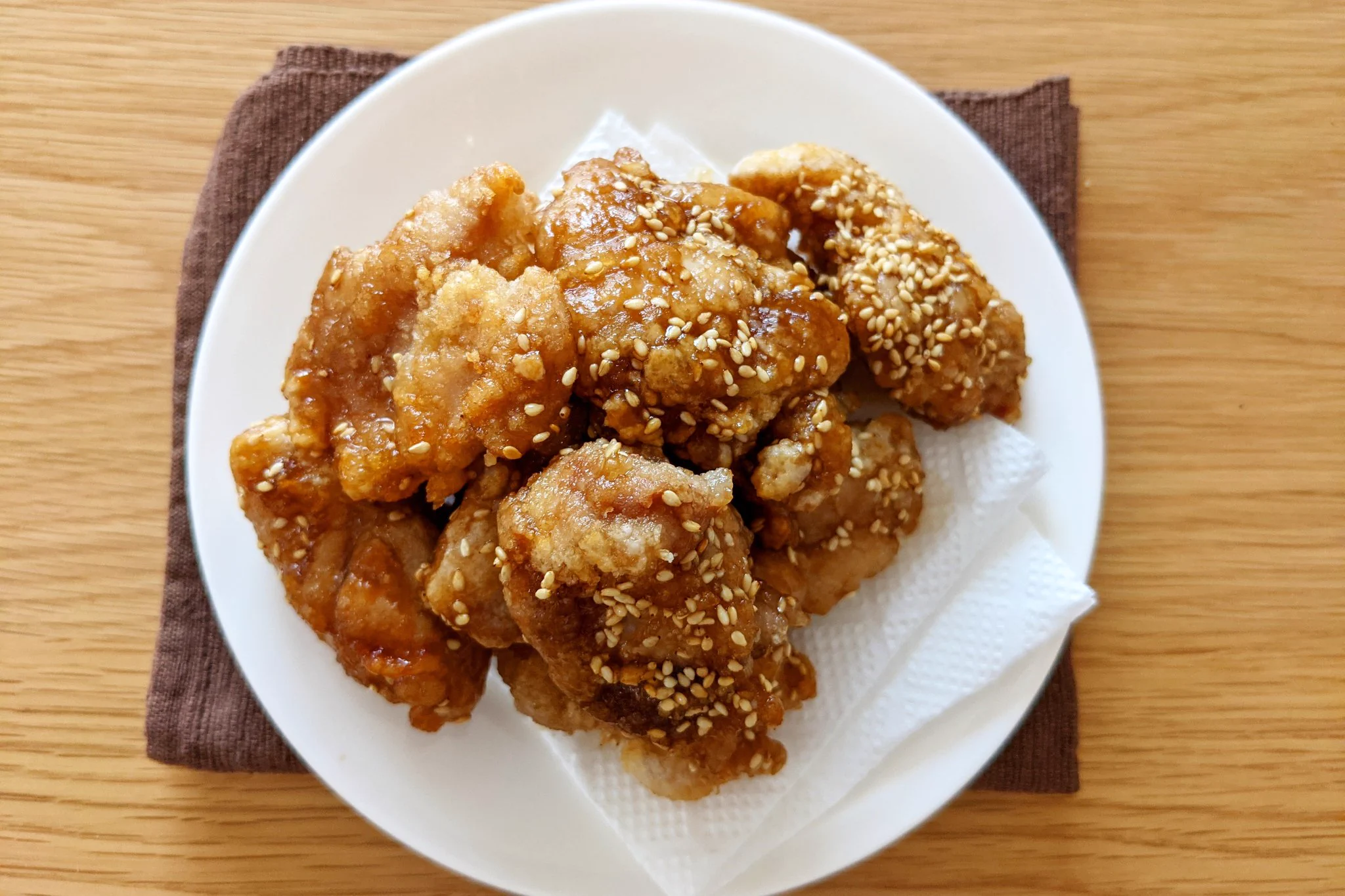 おかずにもおつまみにもピッタリ。至高の旨味唐揚げの甘酢和え。