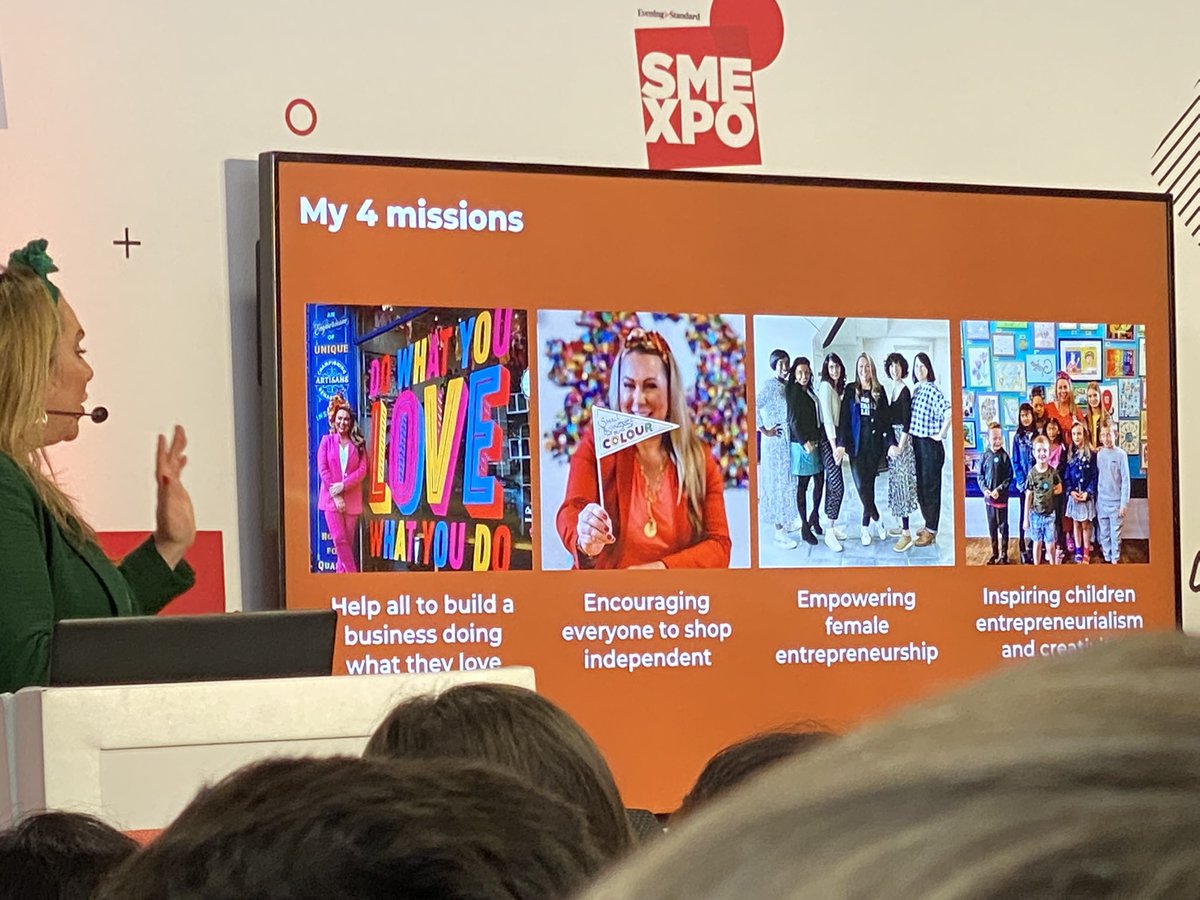 Amazing and so inspiring talk this morning by fantastic @HollyLTucker #smexpo @SME_XPO @notonthehighst @londonolimpia 

Do what you 
LOVE
what you do 

#businesstips