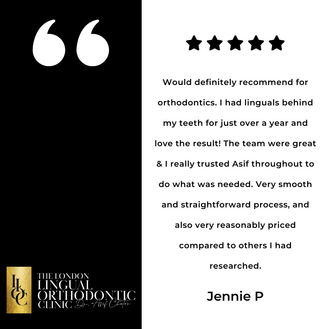 Nothing makes us happier than reading our patient's lovely reviews! 

Ready to start your journey? Visit our website or give us a call on 020 7486 2883 

ow.ly/3mbj30skpj4

#dentist #dental #orthodontics #orthodontist