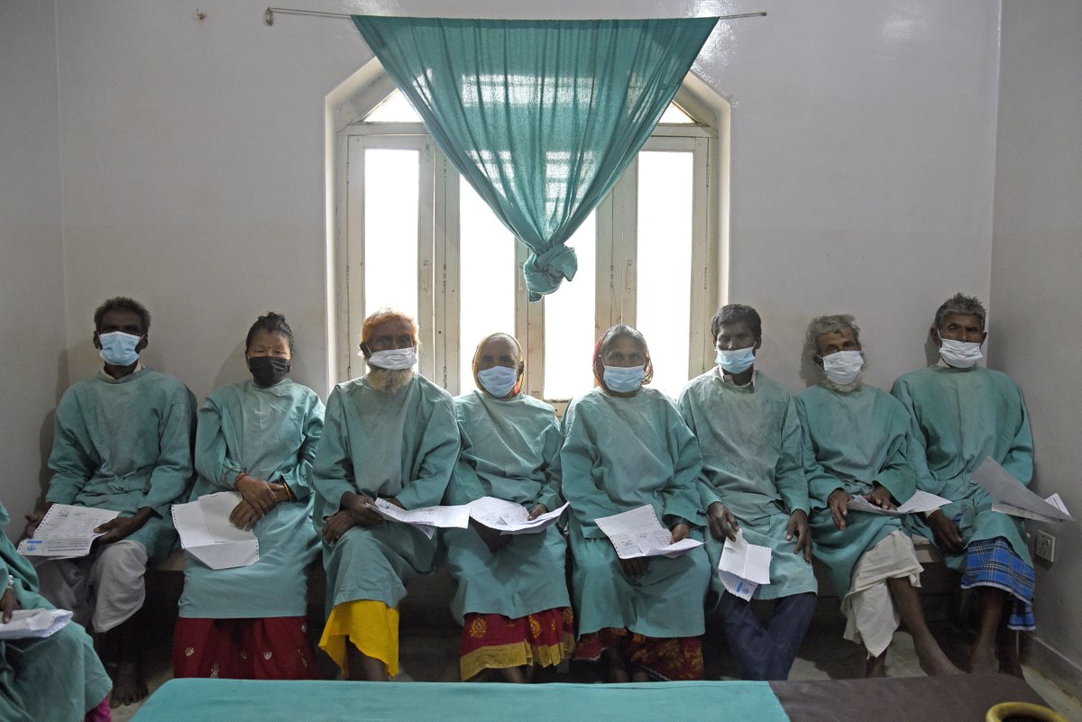 mrtejkohli's tweet photo. #TejKohliandRuit Foundation patients, all of whom were identified as living with #needlessblindness during an outreach #screening camp in April, 2022, wait for their turn for surgery in #Janakpur, Nepal. #SeeingAgain #2030insight #TejKohliRuit #Vision #EyeCamp #TejTalks https://t.co/P7FZeVnOg6
