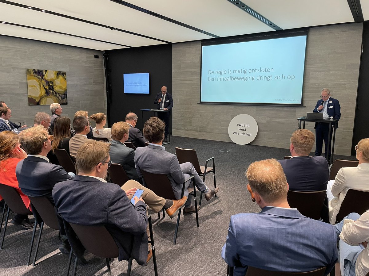 “West-Vlaanderen heeft het potentieel om uit te groeien tot de meest ondernemende regio van West-Europa”, zegt voorzitter <a href="/UNIZOwvl/">UNIZO West-Vlaanderen</a> Jef Maeseele. 
<a href="/VokaWVL/">Voka West-Vlaanderen</a> 
#WijZijnWestVlaanderen