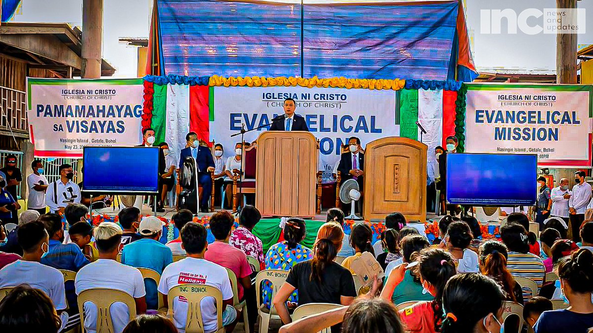 INCNewsNUpdates's tweet photo. Boholanos on Nasingin Island Benefit from Ongoing INC Relief Efforts in the Visayan Islands
On May 23, 2022, Iglesia Ni Cristo (Church Of Christ) members brought medicine, bags of rice, canned goods, and water gallons for the residents of Nasingin Island in Getafe.
#Lingap #INC https://t.co/Z14L7pa8tY