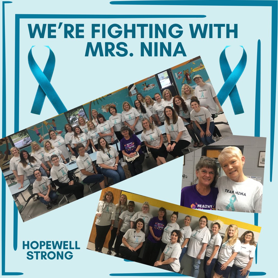 We’re standing #HopewellStrong with Mrs. Nina!