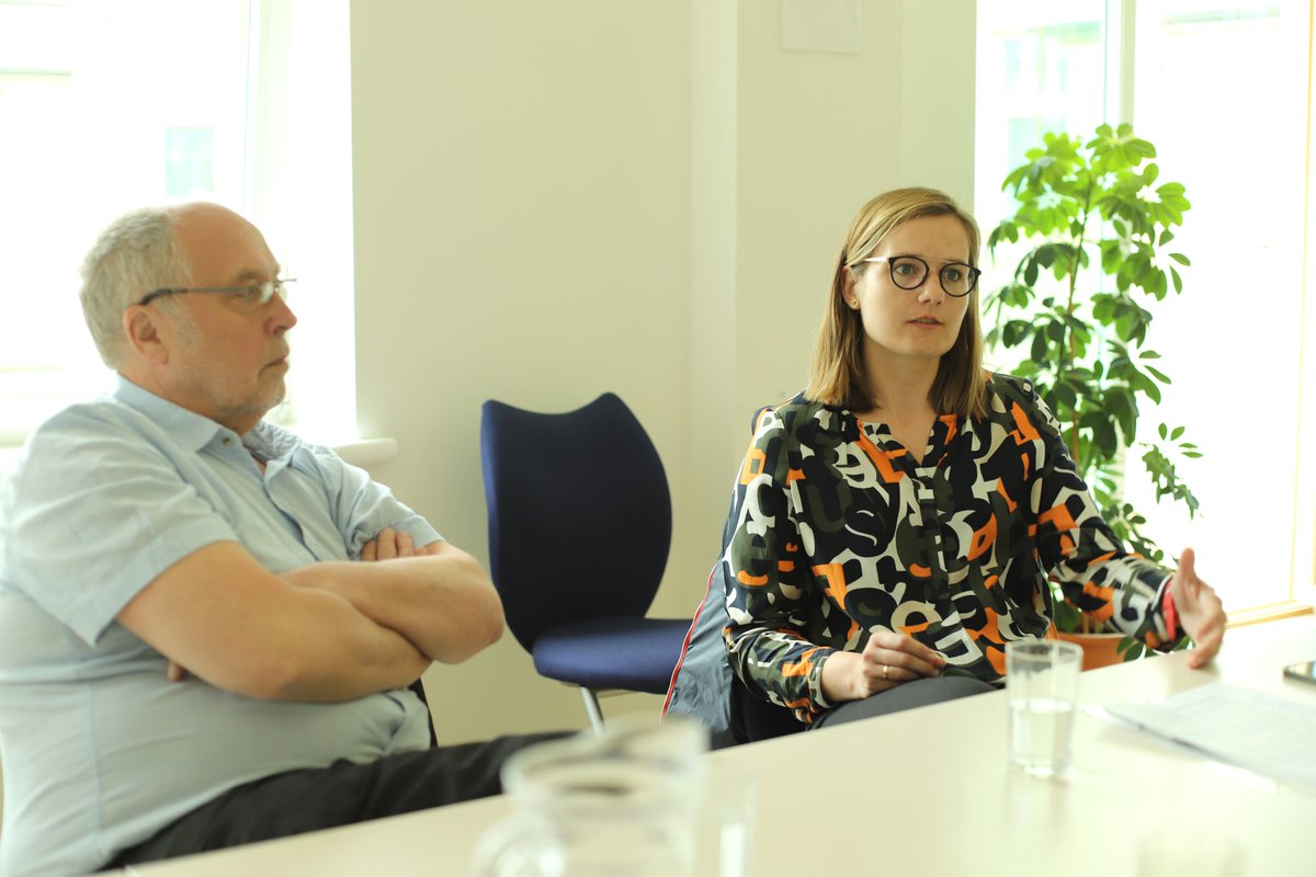 FESBalticstates's tweet photo. We are very pleased to have the opportunity to meet with @ZandaMartens—the only German MP with a Latvian background—for a gripping discussion during her working visit in Riga today. https://t.co/5wPX6TQGmJ