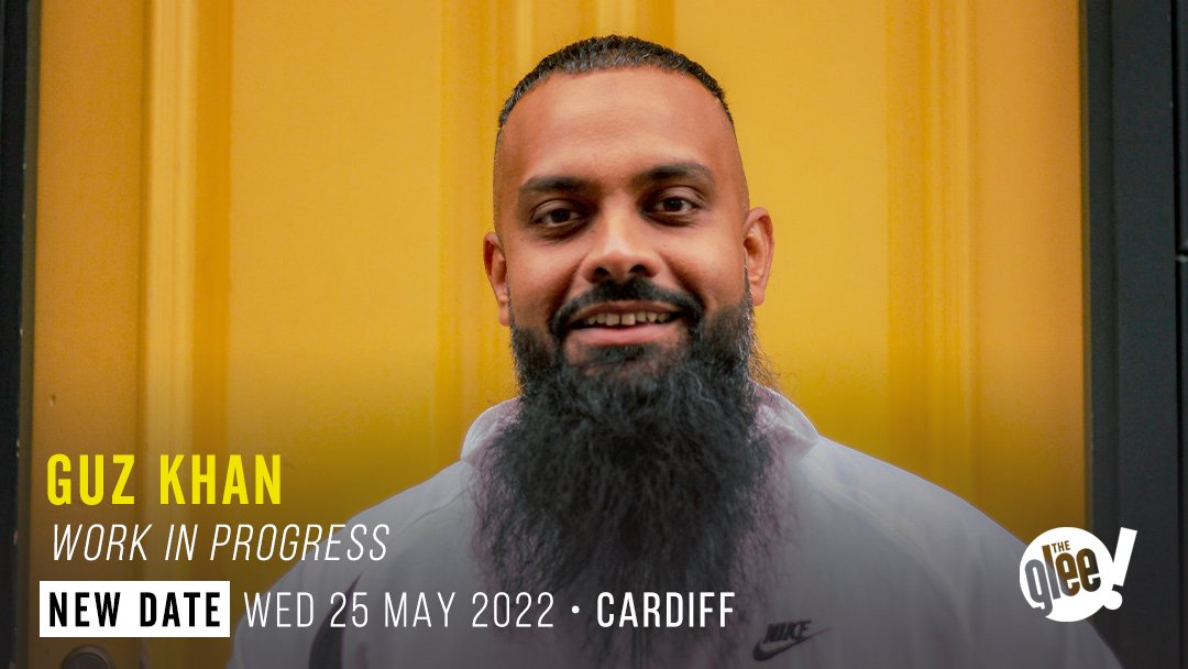 The Glee Club Cardiff (@gleeclubcardiff) on Twitter photo Tonight we welcome the superb <a href="/GuzKhanOfficial/">Guz Khan 🥶</a> to the stage with a Work In Progress show!
Doors: 6pm
Last entry: 6:30pm
Approx finish: 8:45pm
Support comes from the hilarious <a href="/kanebrowncomedy/">Kane Brown</a>!
🎟️ VERY limited tickets remain. Be quick ➡️ bit.ly/GuzKhanCardiff Tonight we welcome the superb <a href="/GuzKhanOfficial/">Guz Khan 🥶</a> to the stage with a Work In Progress show!
Doors: 6pm
Last entry: 6:30pm
Approx finish: 8:45pm
Support comes from the hilarious <a href="/kanebrowncomedy/">Kane Brown</a>!
🎟️ VERY limited tickets remain. Be quick ➡️ bit.ly/GuzKhanCardiff