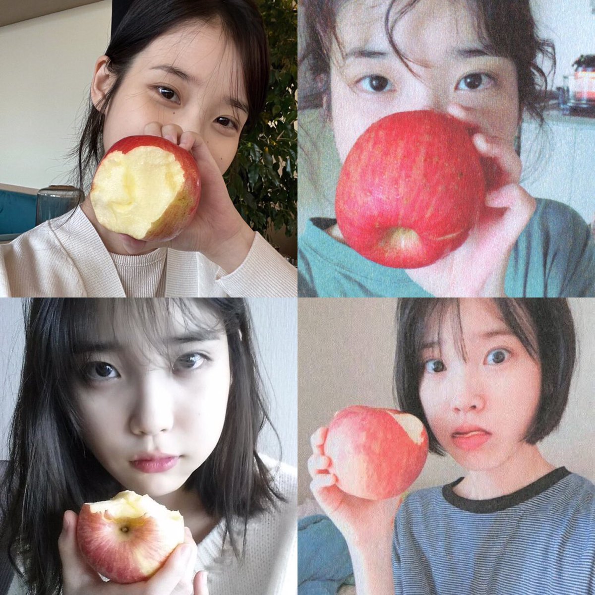 lily506iu's tweet photo. *apple*
iu: oh let me just 🤳 https://t.co/6JLxPd5Lmo