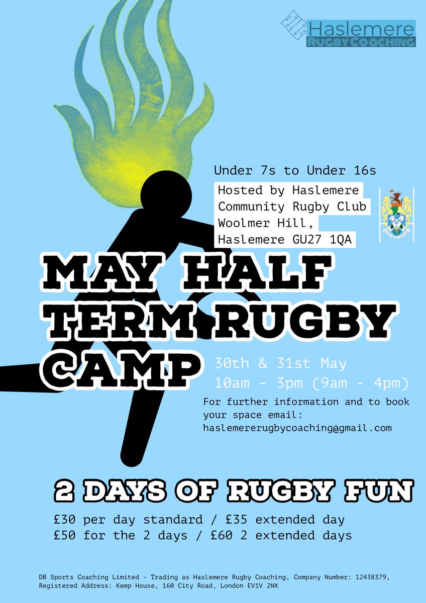 Have you booked yet? Top quality experienced coaches including a World Cup winner! The question you need to ask yourself is why would you not want your kids coached over the two days by these fantastic coaches?!?
#rugbycamp #qualitycoaching