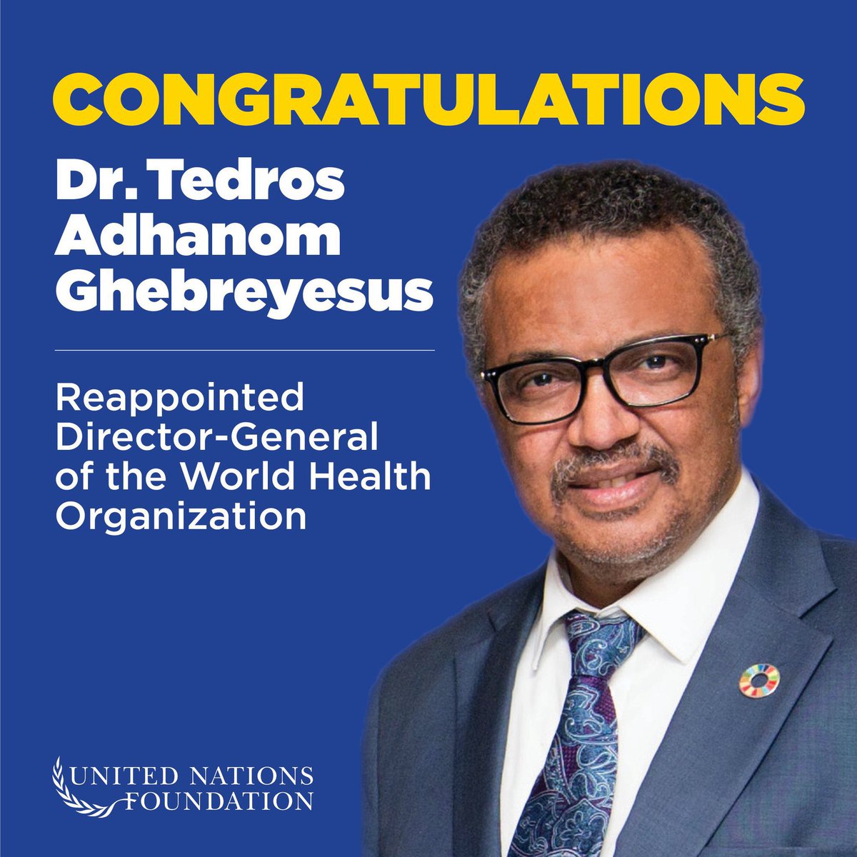 suzaabebe21's tweet photo. Congratulations Dr.Tedros Adhanom, the son of Tigiray❤💛❤We're proud of you👏 https://t.co/f2iNVc19CV
