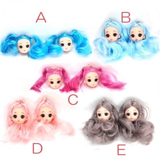 🎀ドールヘッドピアス🎀 可愛いドールの生首をピアスにしちゃいました