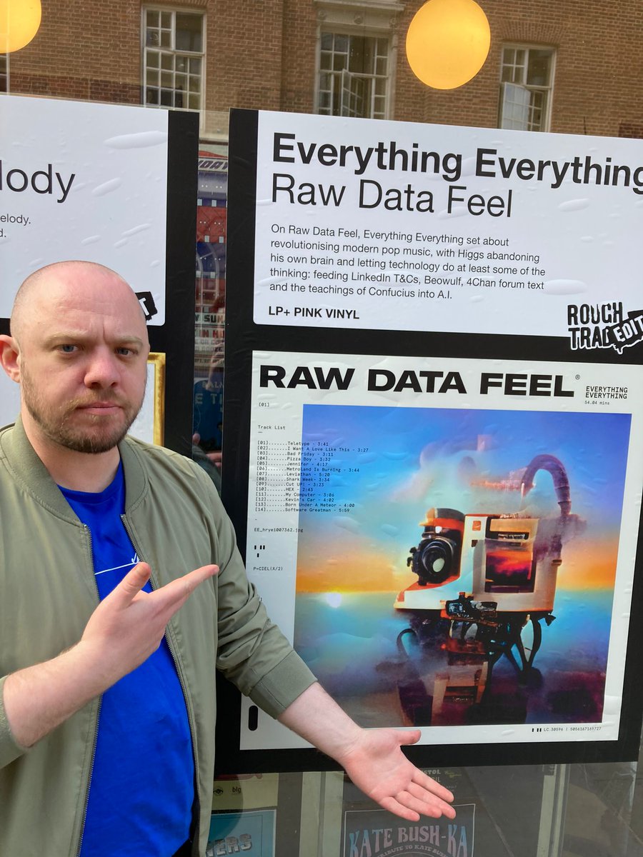 E_E_'s tweet image. We’d love to get a top ten in this very competitive week in the album chart, so if you’re going to buy the record please do it RIGHT NOW here [now including a limited time price £4.99 on @itunes]

everythingeverything.ffm.to/rawdatafeel

THANK YOU
