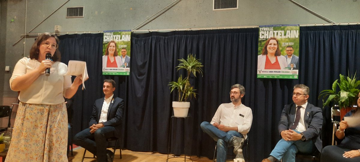 Eybensmajo's tweet photo. 🤎💜💚 @eybensdemain soutient la #NUPES et la candidature @Cyrielle_Lisa 
✌️Nous connaissons Cyrielle qui en plus d'être une militante infatigable, habite la Ville d'Eybens et était présente à nos côtés lors des élections municipales.
Votons les 12 et 19 juin ! 
#Nupes #3802 https://t.co/1uFlOipC9D
